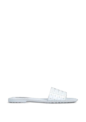 Tod's Gomma Studded leather sandals - White