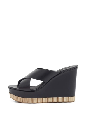 Ferragamo Pre-Owned Nicosia wedge sandals - Black