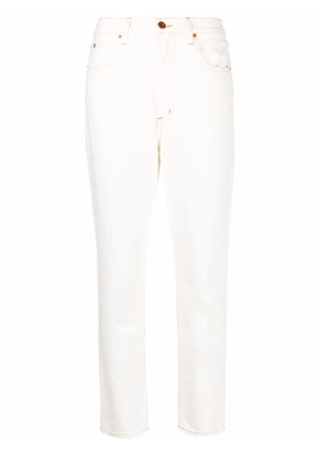SLVRLAKE mid-rise straight-leg jeans - White