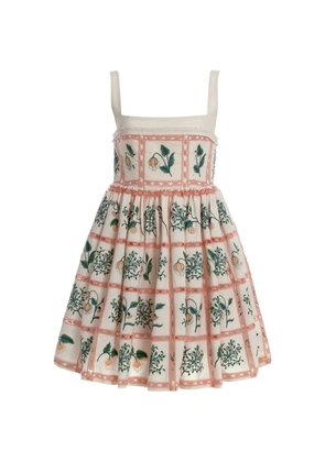 Agua By Agua Bendita Barbara Mini Uchuva dress - Neutrals