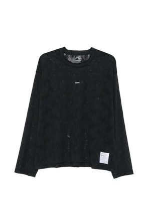 Satisfy SpaceLace long-sleeve T-shirt - Black