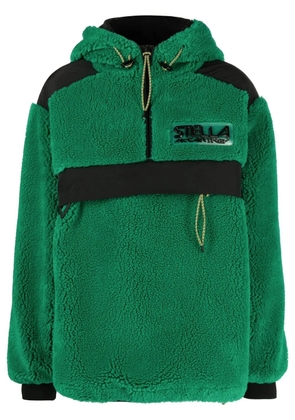 Stella McCartney Marlee faux-shearling hooded coat - Green