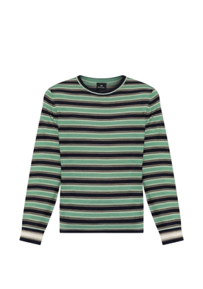 PS Paul Smith striped-pattern wool sweater - Green
