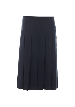 A.P.C. pleated midi skirt - Blue