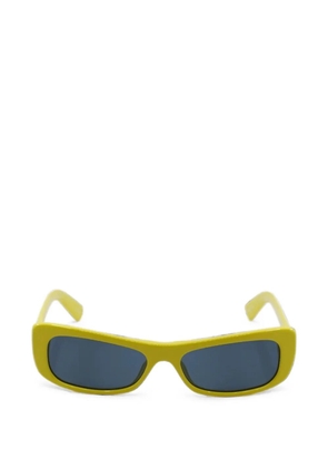 Jacquemus rectangle-frame sunglasses - Yellow