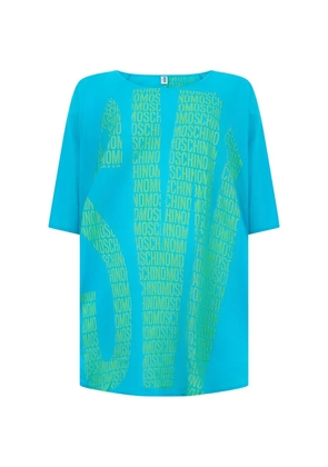 Moschino flamingo beach T-shirt - White