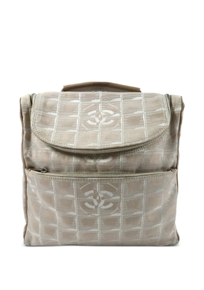CHANEL Pre-Owned New Travel Line CC backpack - Neutrals