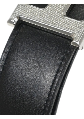 Hermès Pre-Owned 2014 Constance reversible belt - Black