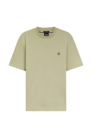 BOSS Double B monogram-patch T-shirt - Green