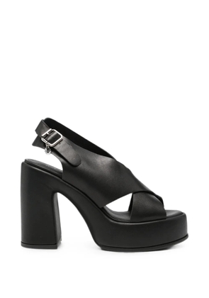 Cult Bjork crossover sandals - Black