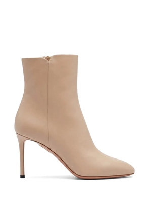 Aquazzura Sellier V-cut ankle boots - Neutrals