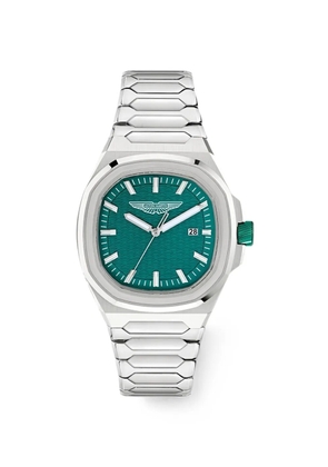 Aston Martin Watches logo-detail 40mm watch - Green