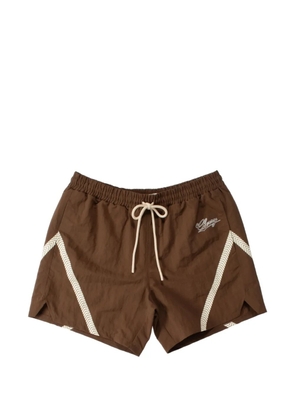 Cherry LA logo-embroidered shorts - Brown