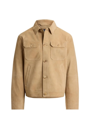 Polo Ralph Lauren Ashdl lamb-suede jacket - Neutrals