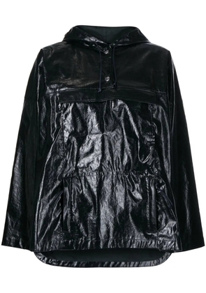 Muller Of Yoshiokubo hooded long-sleeve windbreaker - Black