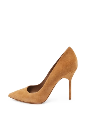 Carolina Herrera Vintage pointed toe pumps - Neutrals
