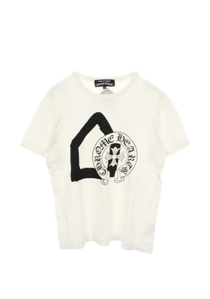 Comme Des Garçons Pre-Owned x Chrome Hearts 2000s logo-print T-shirt - White