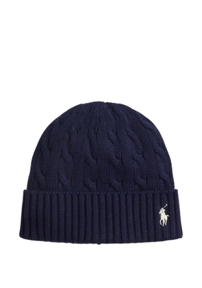 Polo Ralph Lauren cable-knit beanie hat - Blue