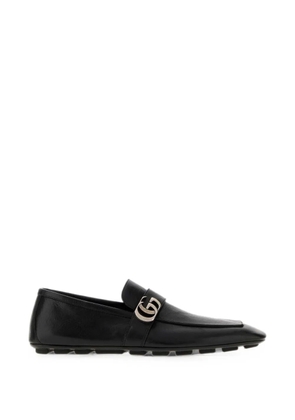 Gucci Double G leather loafers - Black