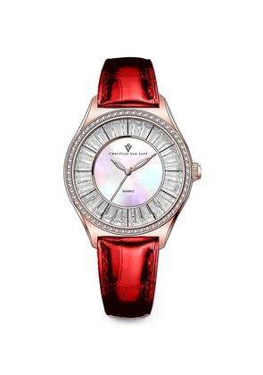 CHRISTIAN VAN SANT Luna 40mm watch - White