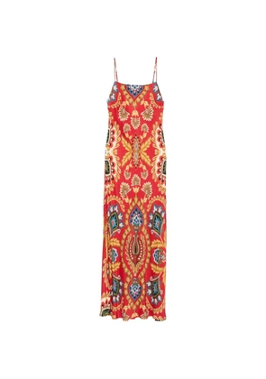 FARM Rio floral-print maxi dress - Red