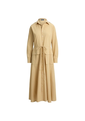 Polo Ralph Lauren Cooper drawstring midi dress - Neutrals