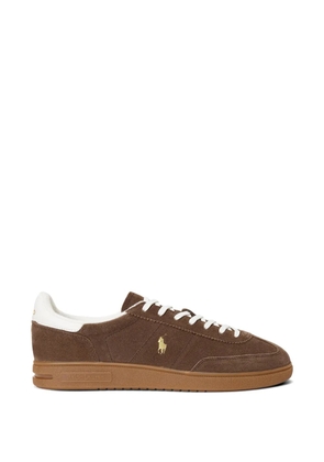 Polo Ralph Lauren Bedford embossed suede sneakers - Brown