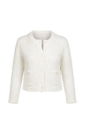 SABLYN Helena cropped cardigan - White