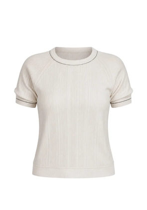 rag & bone Teresa ribbed T-shirt - Neutrals