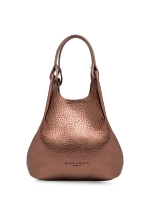 GIANNI CHIARINI small Dua leather shoulder bag - Brown