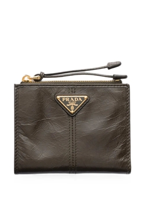 Prada small leather wallet - Green