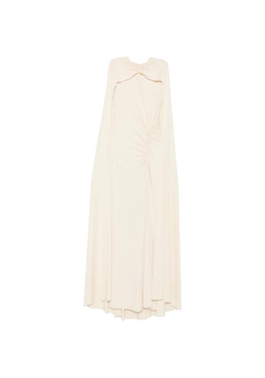 Simkhai ruffled-detail maxi dress - Neutrals