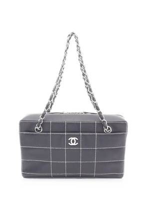 CHANEL Pre-Owned 2002-2003 Chocolate Bar Wild Stitch shoulder bag - Blue