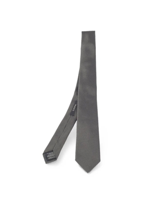 Ermenegildo Zegna Vintage striped skinny tie - Grey