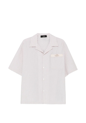 AMIRI striped short-sleeve shirt - Neutrals