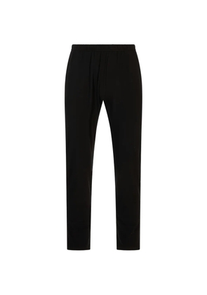 Kiton logo-embroidered pajamas trousers - Black