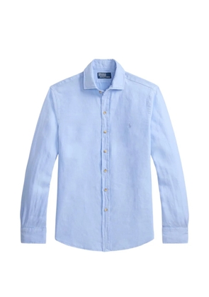 Polo Ralph Lauren Pony embroidered linen shirt - Blue