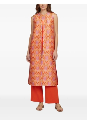 424 paisley-print jumpsuit set - Orange