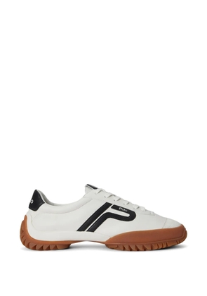Polo Ralph Lauren Treaded leather sneakers - White