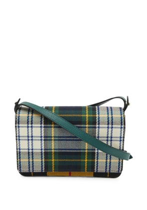 Burberry Pre-Owned Hampshire check crossbody bag - White