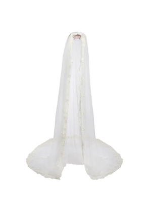424 embellished tulle veil - White