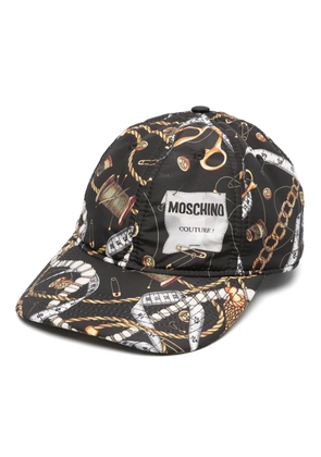 Moschino Barocco-print baseball cap - Black