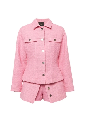Maje tweed shorts set - Pink