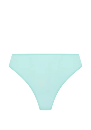 Maison Close Double Sens sheer thong - Blue