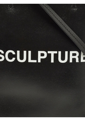 Off-White Pre-Owned Sculpture leather tote bag - Black