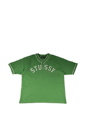 Stüssy Arch V-neck T-shirt - Green
