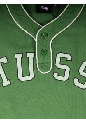 Stüssy Arch V-neck T-shirt - Green