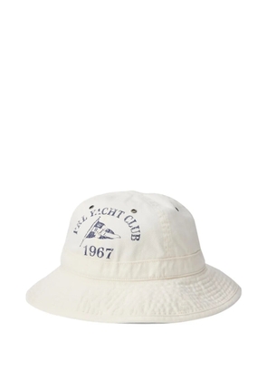 Polo Ralph Lauren Mariner logo-print bucket hat - White