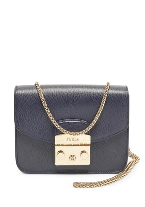 Furla mini Metropolis push-lock crossbody bag - Blue