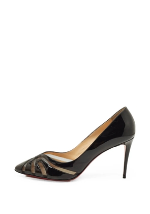 Christian Louboutin Pre-Owned Olive cut-out pumps - Black